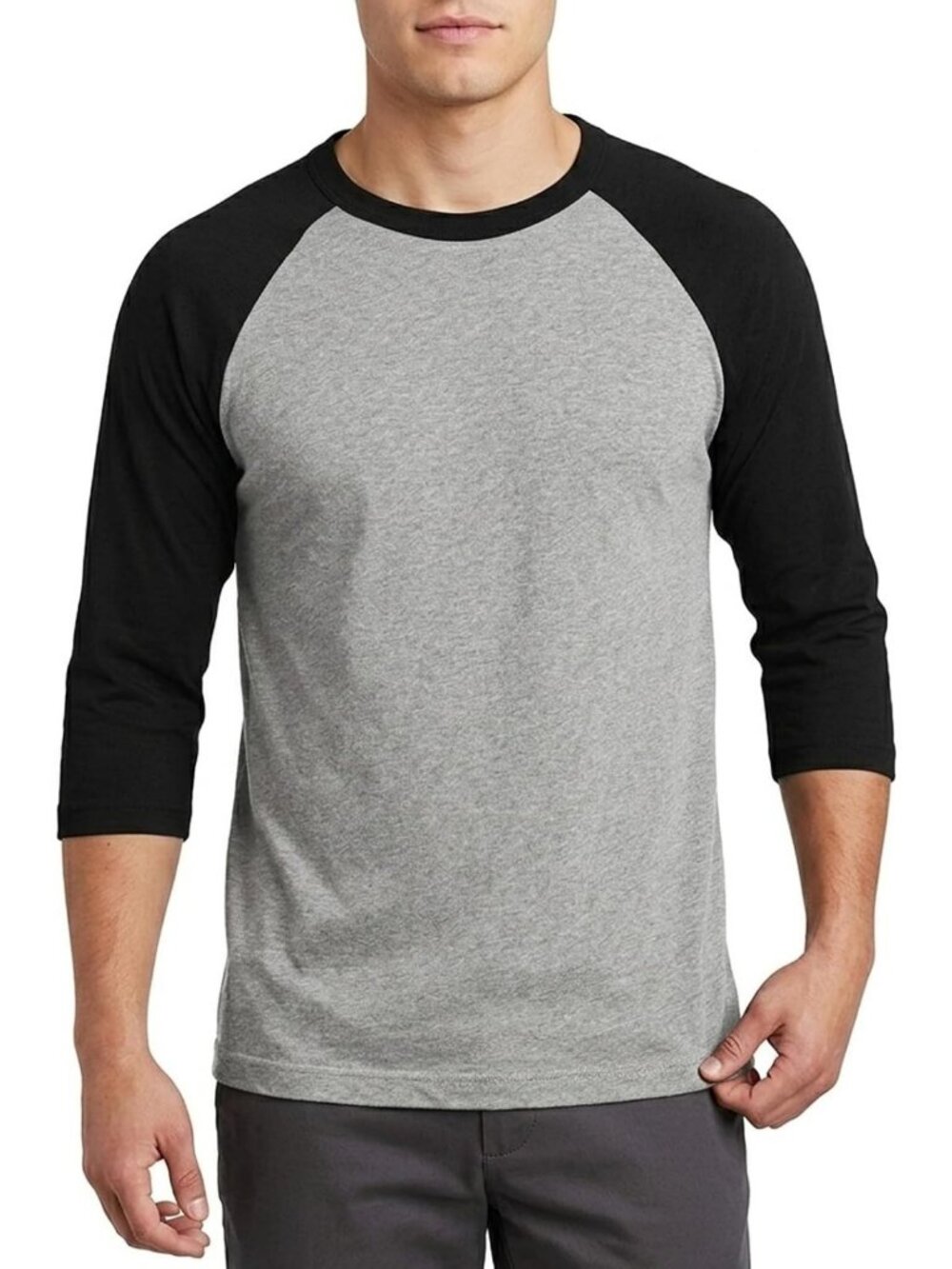 Stylish Men's Raglan Baseball Tee - Casual, Comfortable, Perfect for Sports